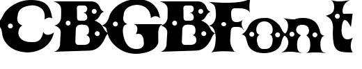 CBGBFont