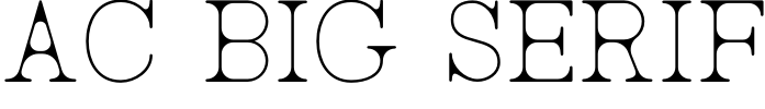 AC Big Serif