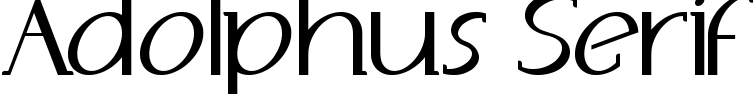 Adolphus Serif