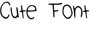 Cute Font