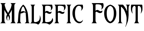 Malefic Font