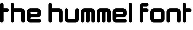 The Hummel Font