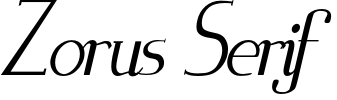 Zorus Serif