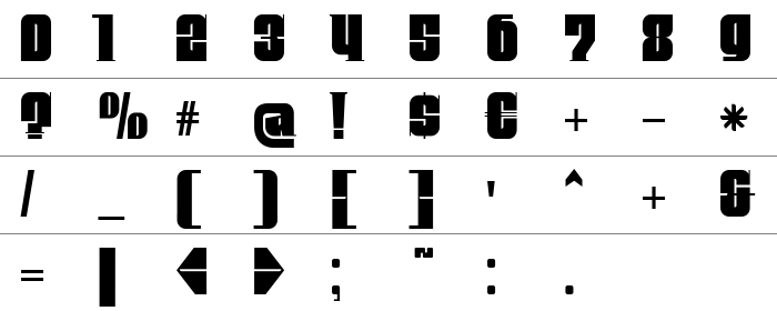 MobleySerif Rakam ve İşaretler