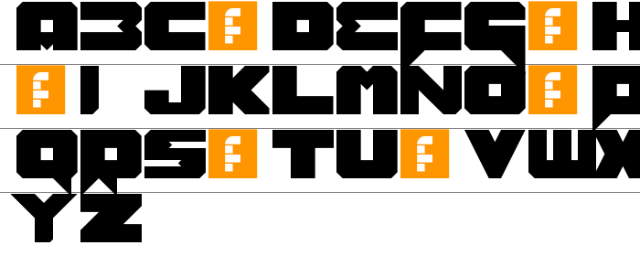 Benny Benassi Font Remake Küçük Harfler