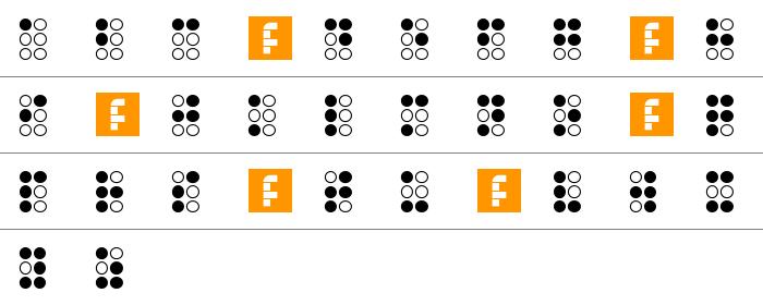 Braillefont Büyük Harfler