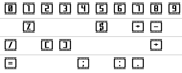 Cinema ST Rakam ve İşaretler