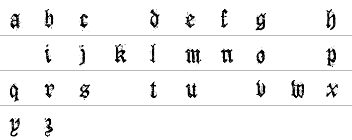 Dioszeghiensis Küçük Harfler