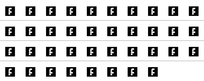 Encrypted Rakam ve İşaretler