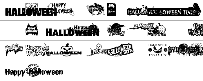 Halloween Logo Küçük Harfler