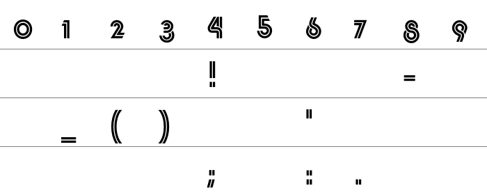 K22 Plural Rakam ve İşaretler