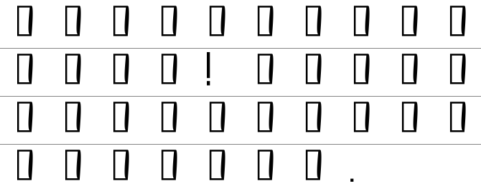 Linear Script Rakam ve İşaretler