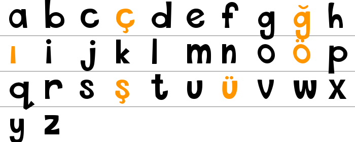 This Font Is Bold Küçük Harfler