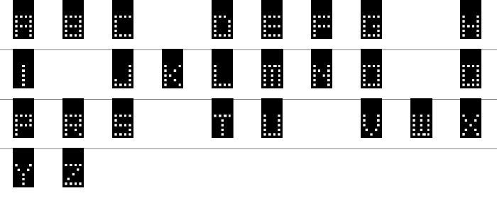 Tower Block Büyük Harfler