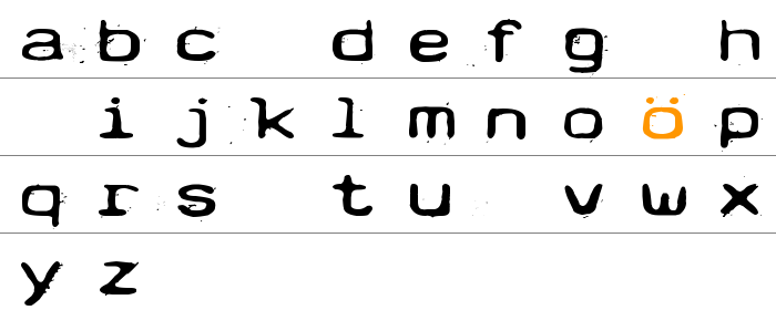 Typetype Küçük Harfler